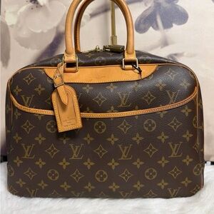 Louis Vuitton Deuville vanity bag in Brown Monogram GUC